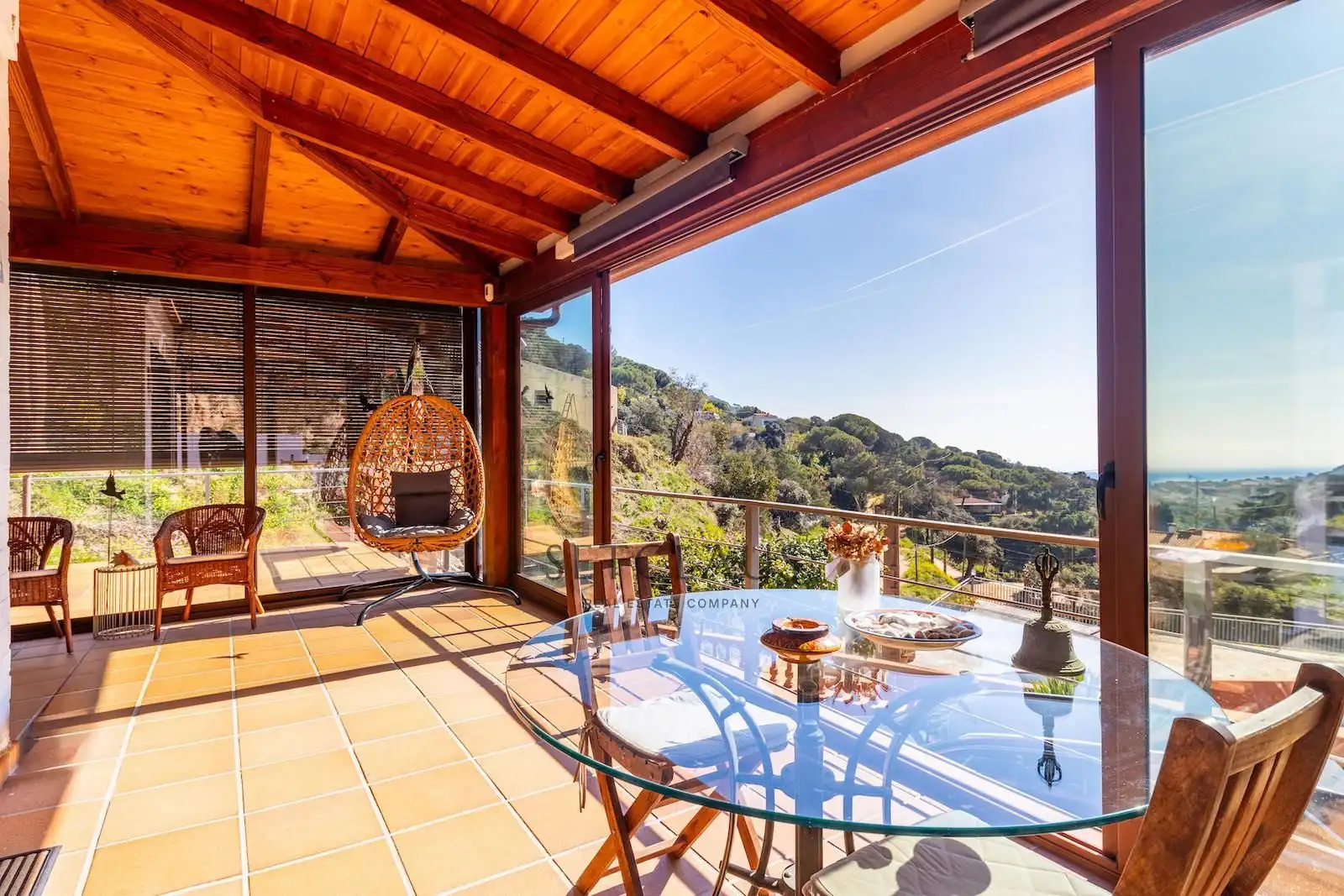 Terraza de Casa o chalet en venta en Teià con Aire acondicionado, Calefacción y Jardín privado