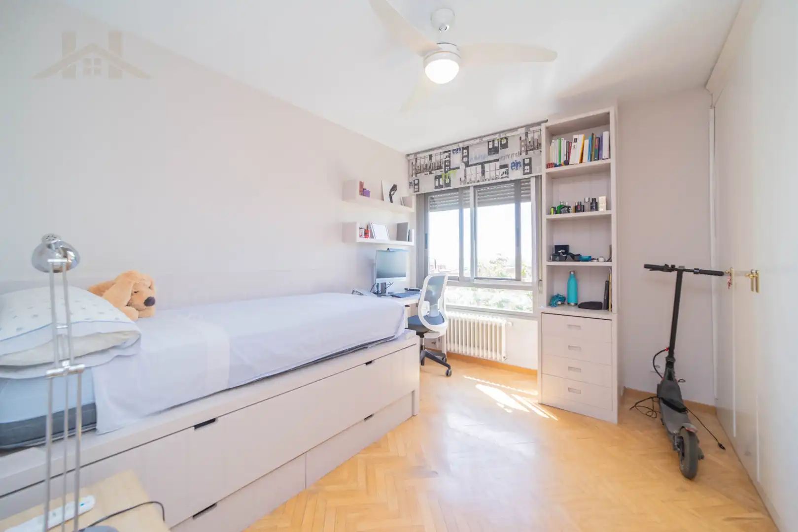 Schlafzimmer von Wohnung zum Verkauf in Alcobendas mit Klimaanlage, Heizung und Parkett