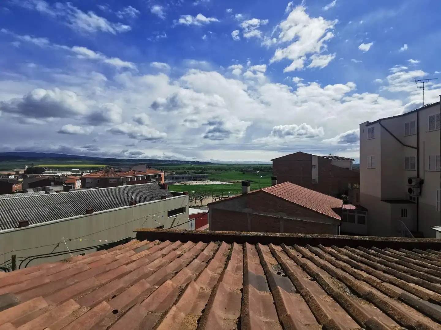 Vista exterior de Casa o chalet en venta en Almenar con Calefacción y Terraza