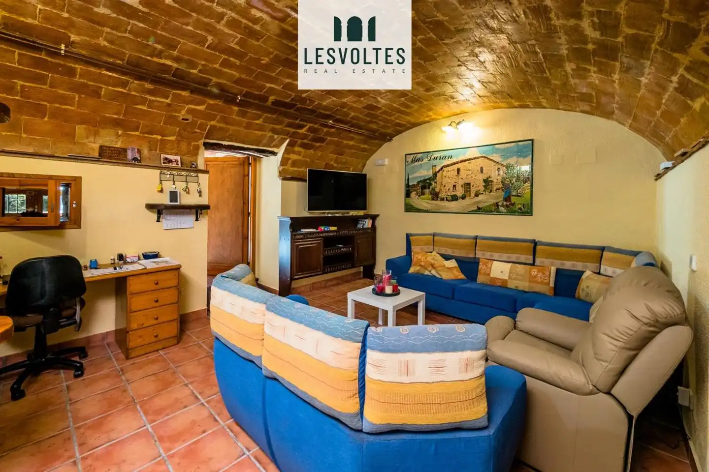 Sala de estar de Casa o chalet en venta en La Pera con Aire acondicionado, Jardín privado y Trastero