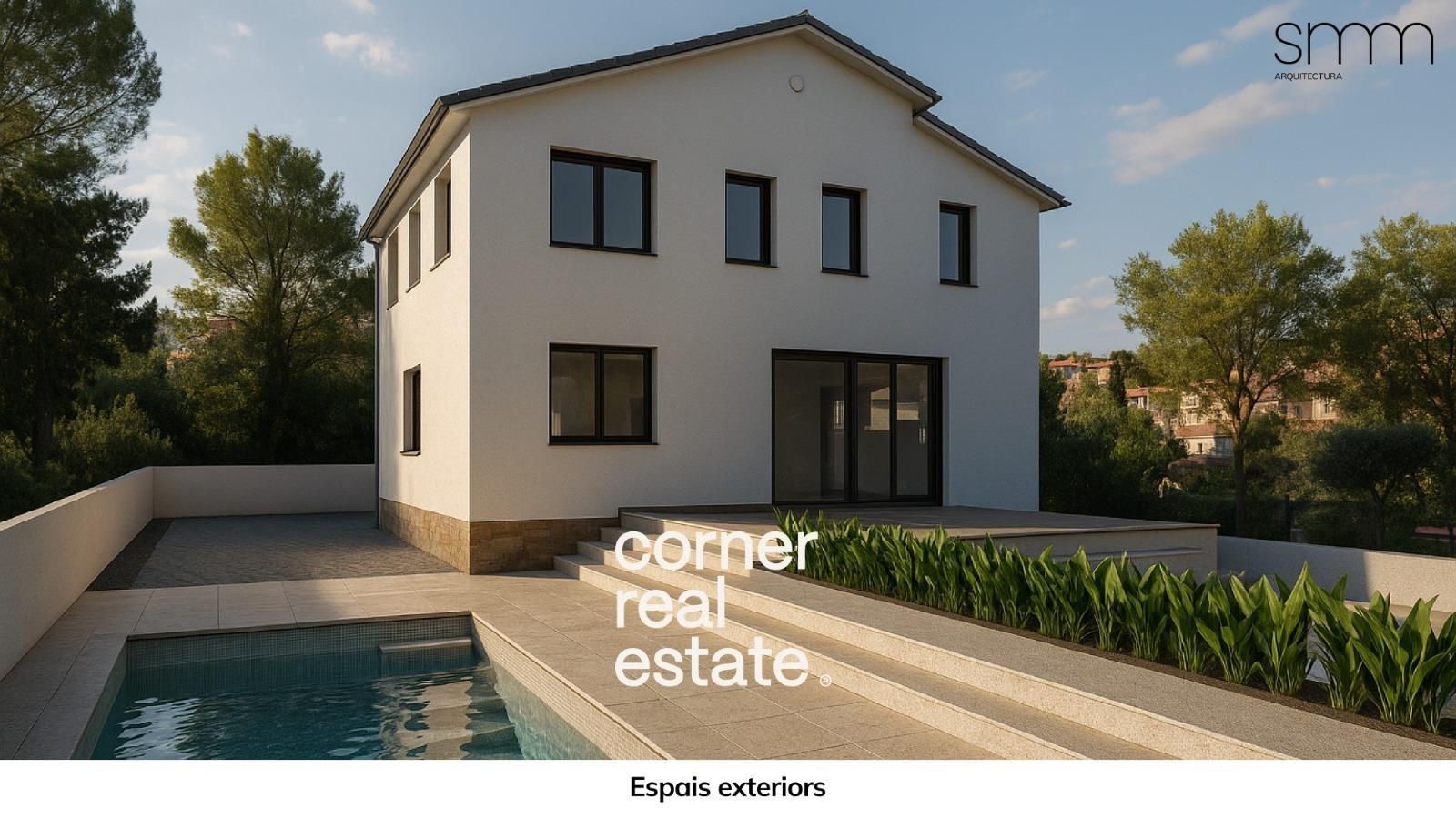 Vista exterior de Casa o chalet en venta en Sant Cugat del Vallès