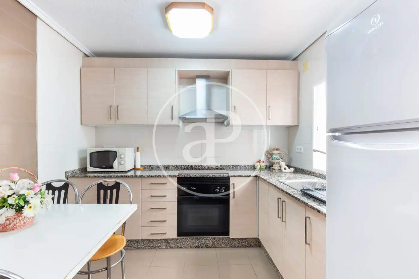 Cocina de Piso de alquiler en Sagunto / Sagunt con Calefacción, Terraza y Amueblado