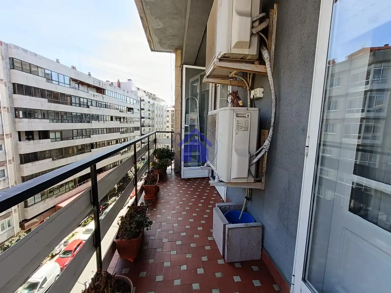 Balcony of Flat for rent in Vigo   with Heating, Parquet flooring and Terrace