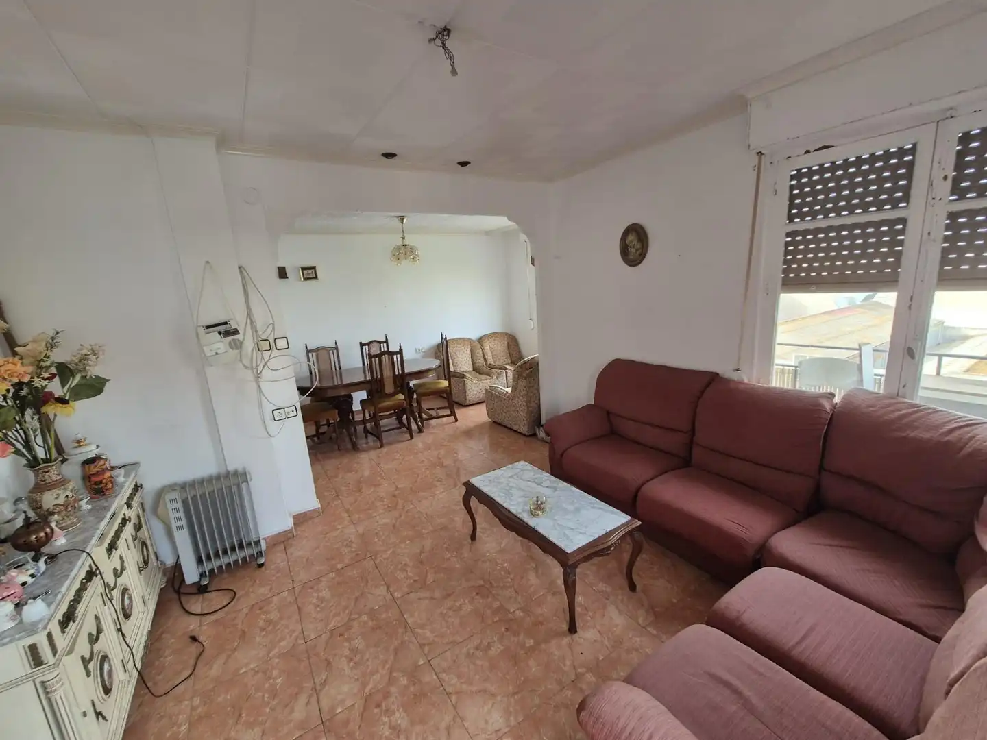 Sala de estar de Piso en venta en Elda con Amueblado