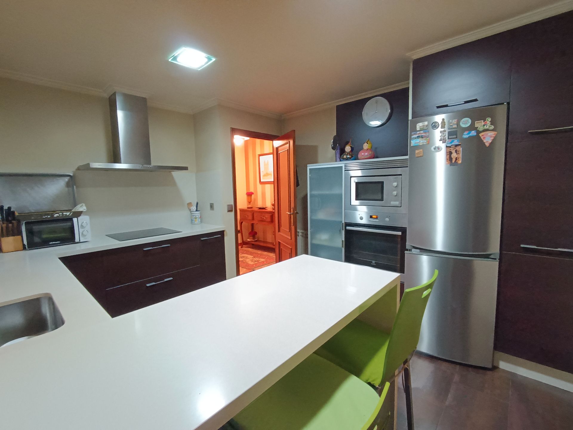 Kitchen of Flat for sale in Pontevedra Capital   with Heating, Parquet flooring and Storage room