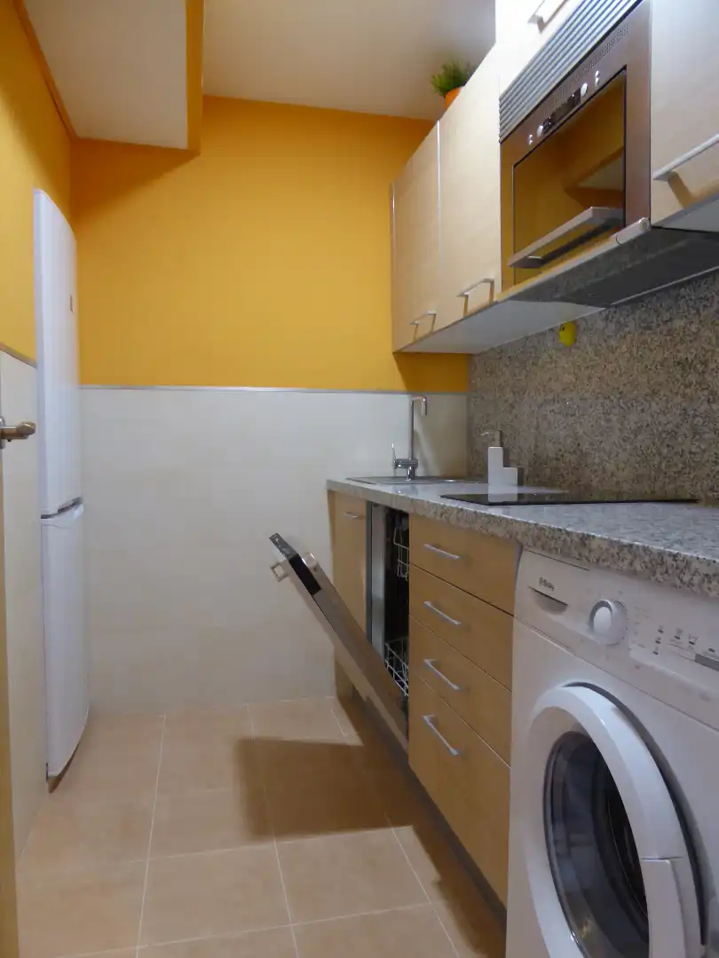 Kitchen of Study for rent in Málaga  with Air Conditioner, Furnished and Washing machine