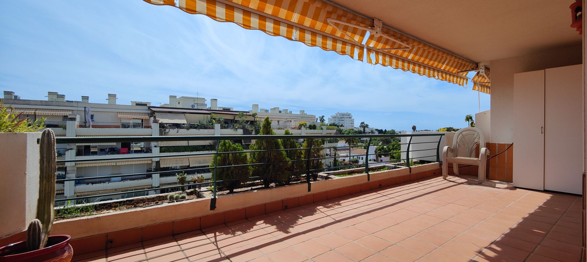 Terrace of Flat to rent in Marbella  with Air Conditioner, Heating and Private garden