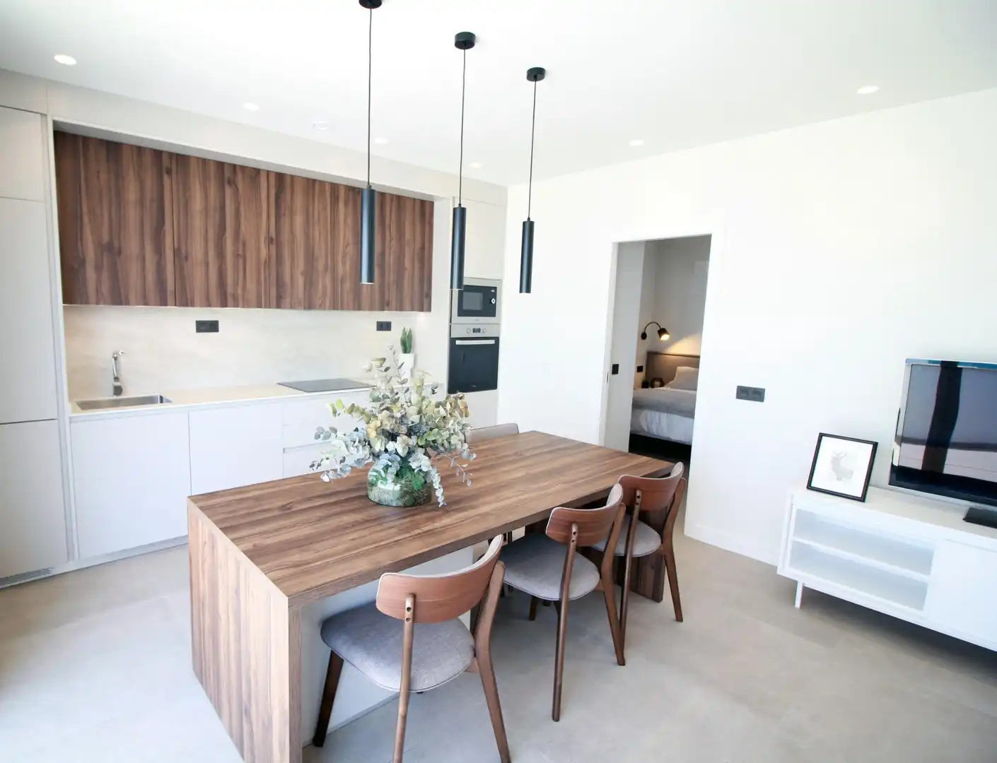 Cocina de Casa o chalet en venta en Pilar de la Horadada con Jardín privado, Terraza y Piscina comunitaria