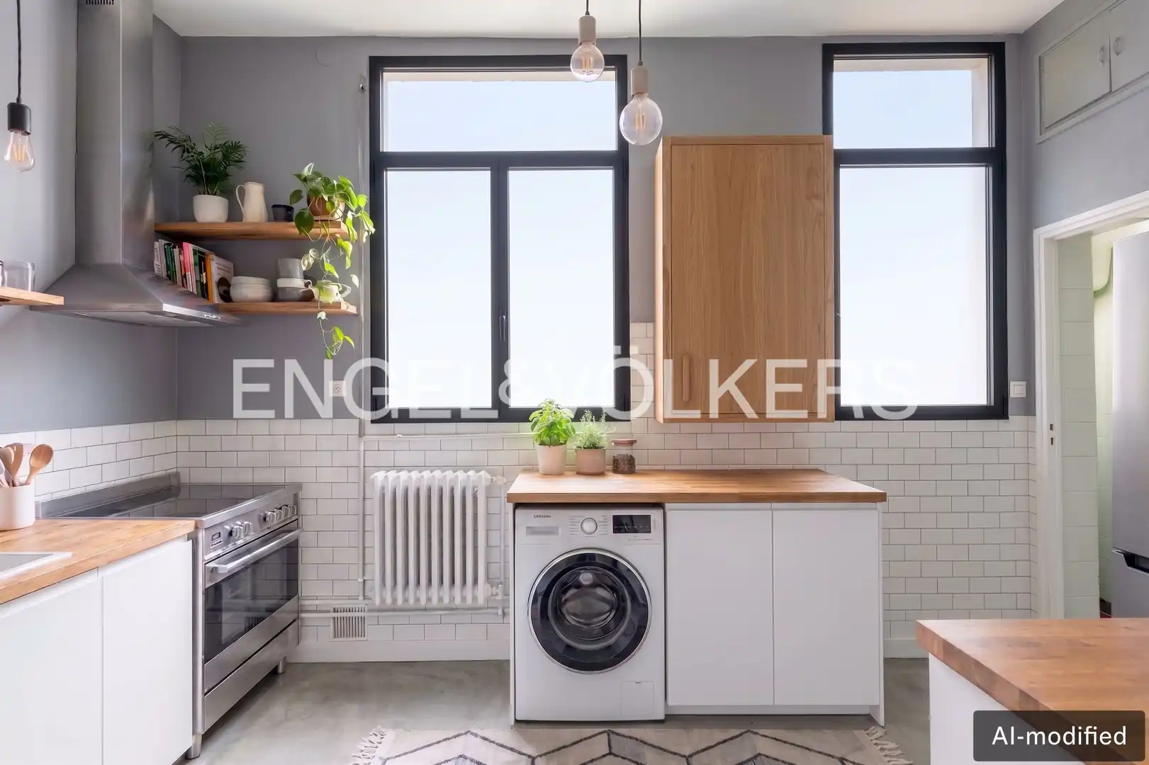 Kitchen of Flat for sale in Madrid  with Heating
