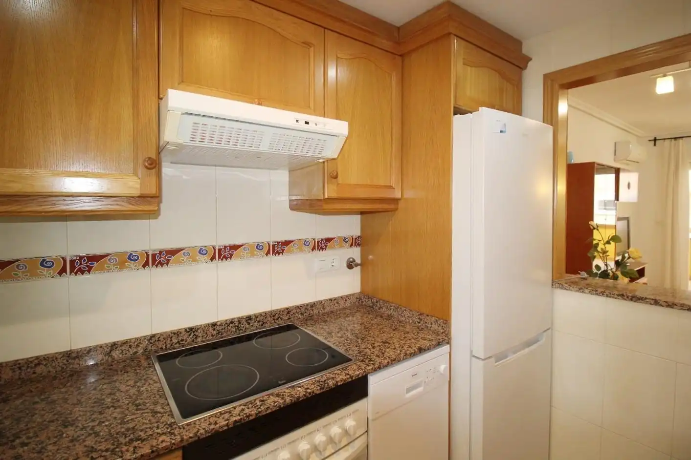 Kitchen of Apartments for sale in Oropesa del Mar / Orpesa  with Air Conditioner, Private garden and Terrace
