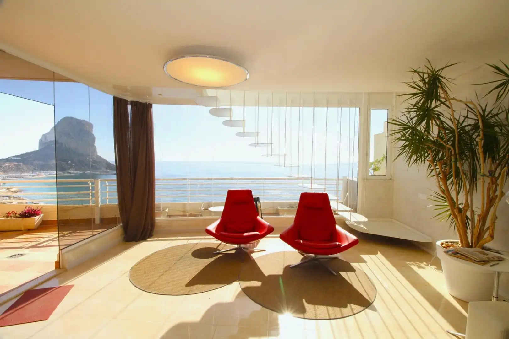 Living room of Apartments for sale in Calpe / Calp  with Air Conditioner, Heating and Private garden