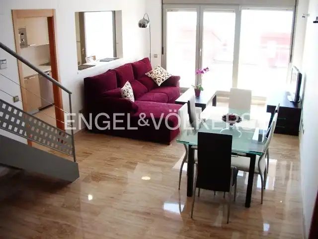 Sala d'estar de Apartament de lloguer en Oropesa del Mar / Orpesa amb Aire condicionat, Calefacció i Terrassa