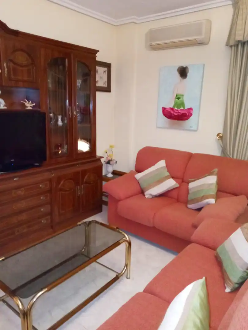 Living room of Flat for sale in Plasencia  with Air Conditioner, Heating and Terrace