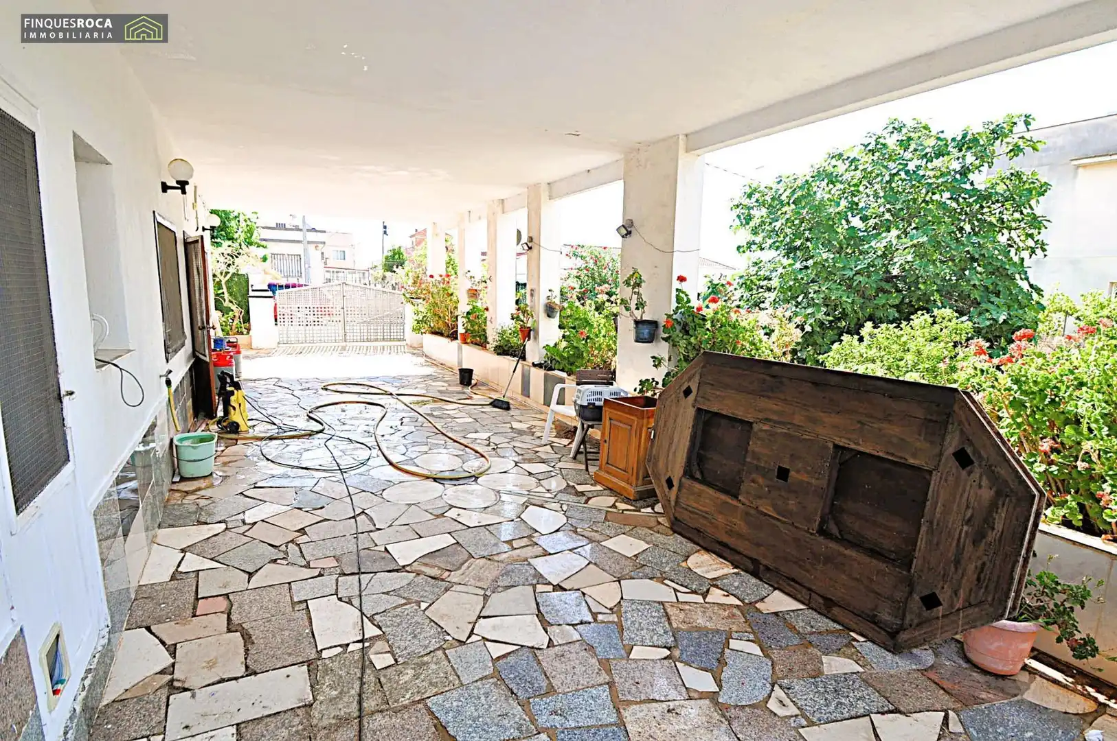 Terraza de Casa o chalet en venta en L'Aldea con Aire acondicionado, Calefacción y Jardín privado
