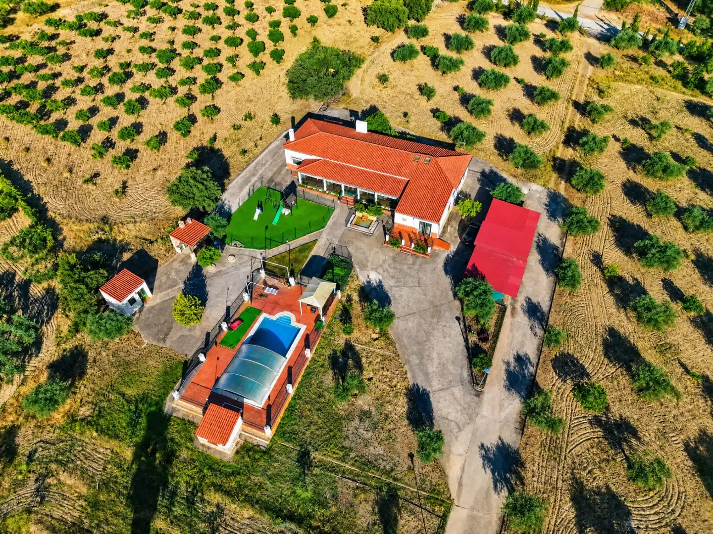 Vista exterior de Finca rústica en venda en Alcuéscar amb Aire condicionat, Calefacció i Jardí privat