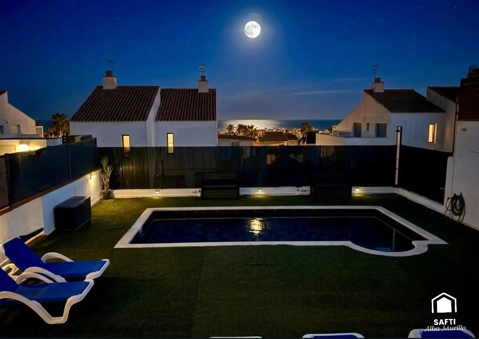 Swimming pool of Detached homes for sale in Calafell  with Air Conditioner, Heating and Terrace