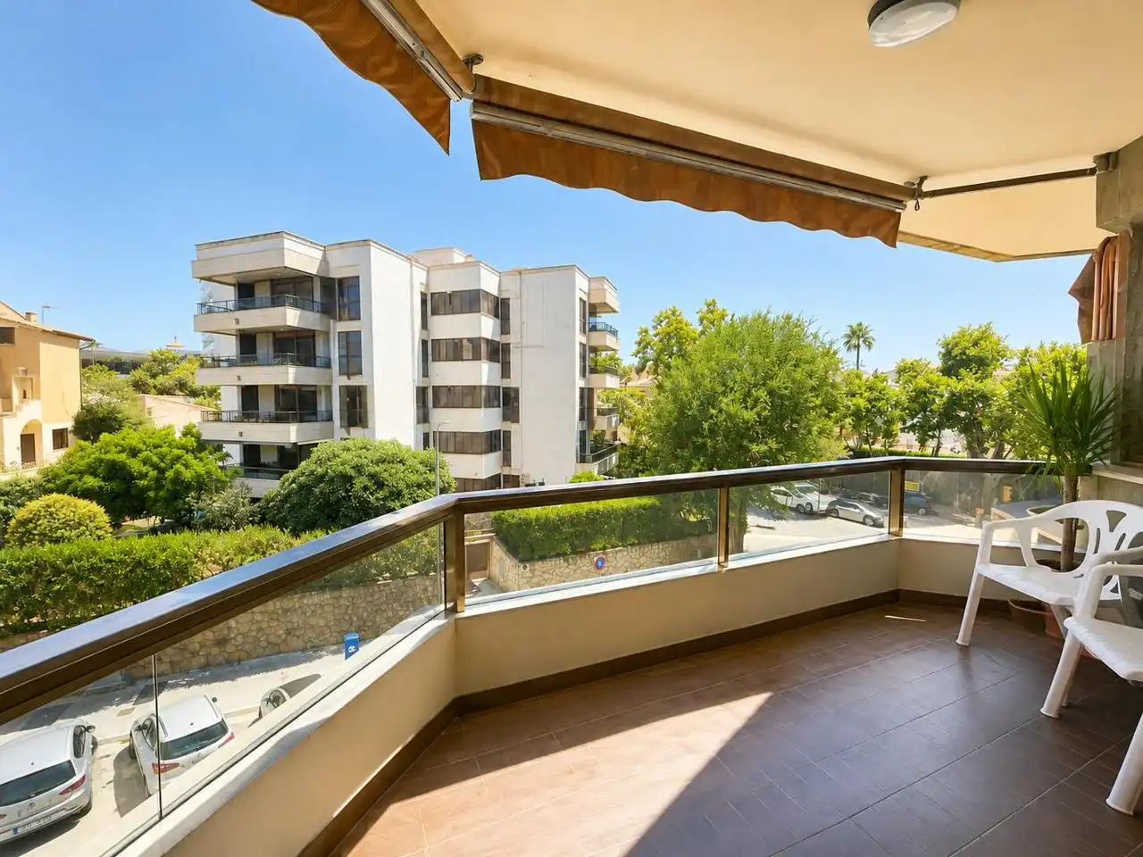 Terrasse von Wohnung zum Verkauf in  Palma de Mallorca mit Heizung, Terrasse und Balkon