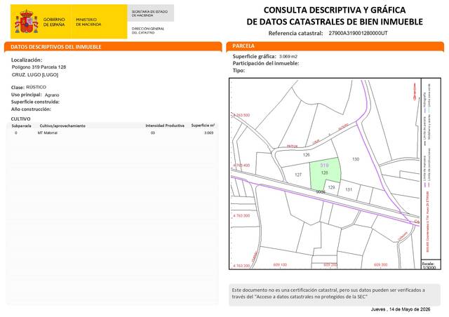 Terreno en Venta en Parroquias del Oeste