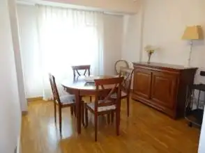 Dining room of Flat for rent in Gijón   with Heating, Parquet flooring and Furnished
