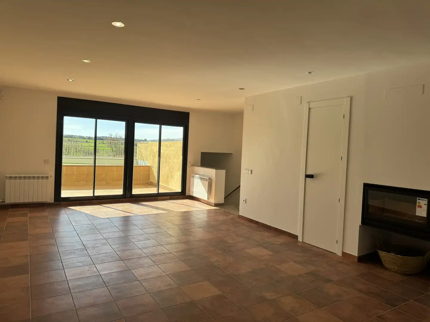 Sala de estar de Casa adosada en venta en Torrefeta i Florejacs con Calefacción, Terraza y Horno