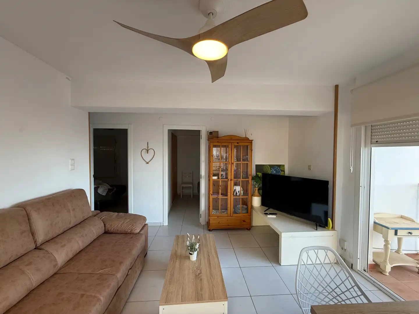 Sala d'estar de Apartament de lloguer en Dénia amb Calefacció, Terrassa i Traster
