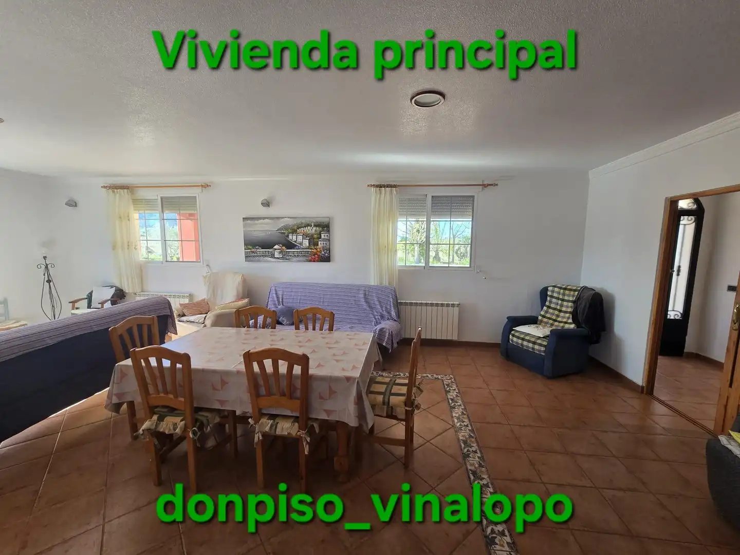 Menjador de Finca rústica en venda en Elda amb Calefacció i Piscina