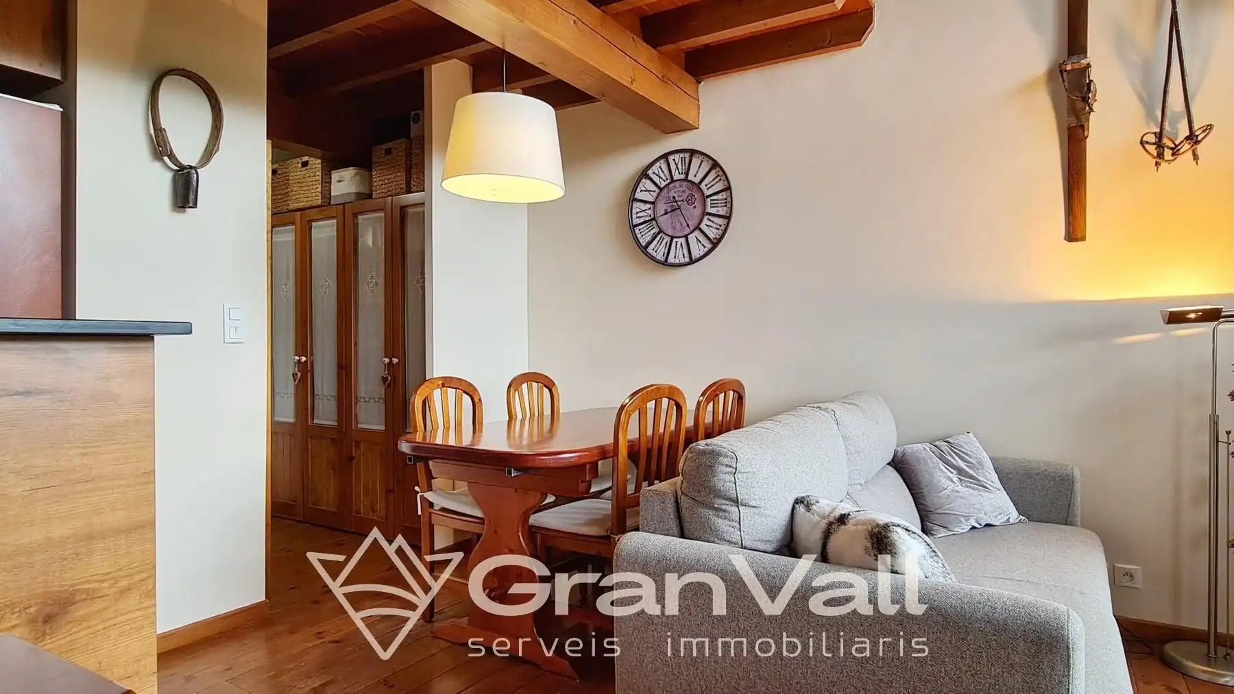 Sala de estar de Casa adosada en venta en Saillagouse con Calefacción, Jardín privado y Parquet