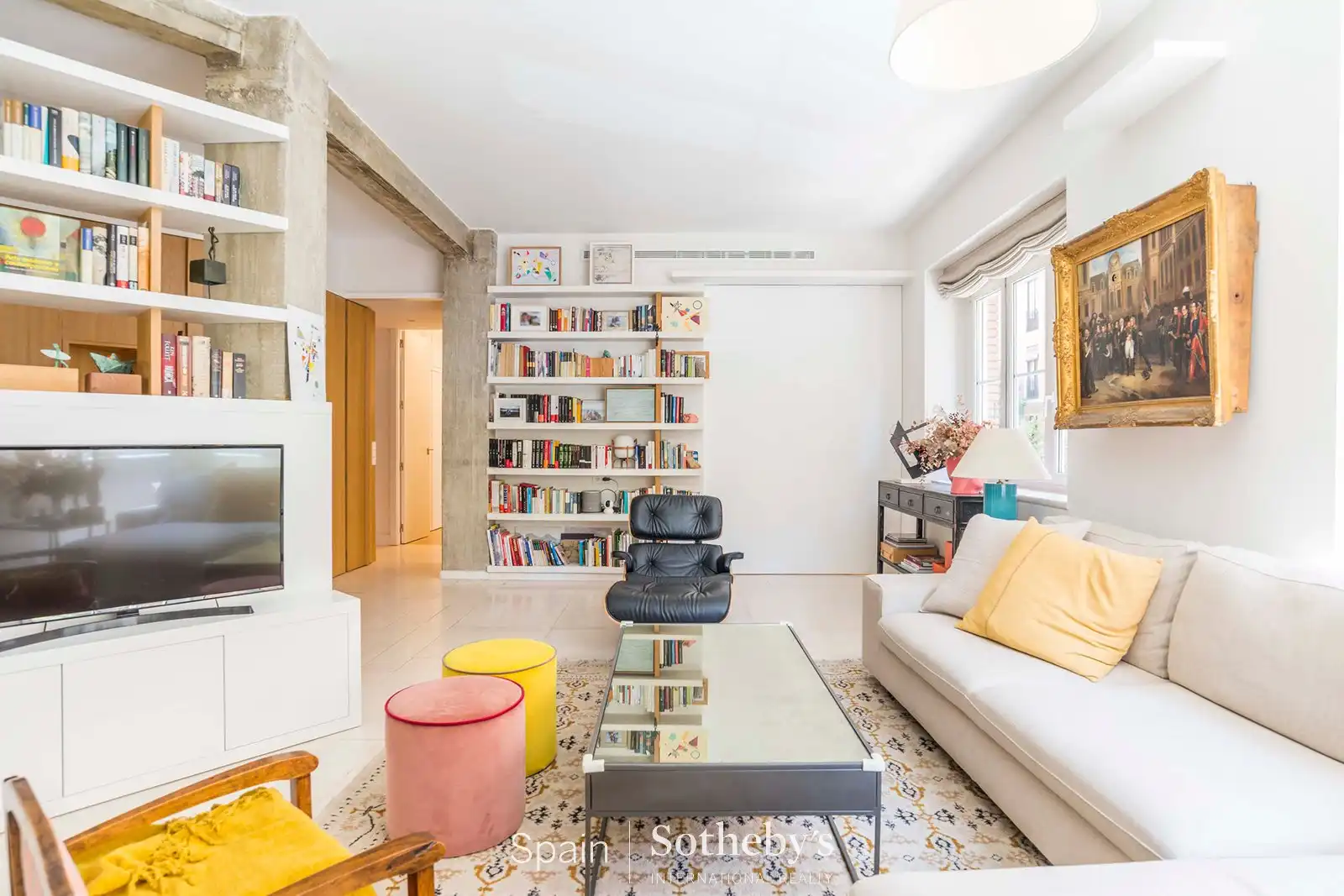 Wohnzimmer von Wohnungen zum Verkauf in Madrid mit Klimaanlage, Heizung und Abstellraum