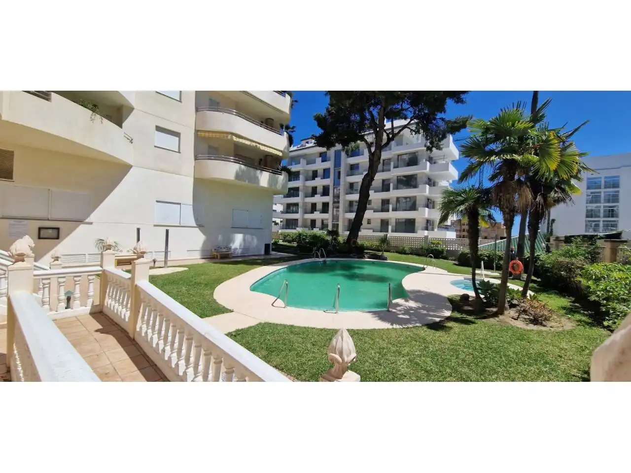 Swimming pool of Apartments for rent in Benalmádena  with Terrace, Furnished and Alarm