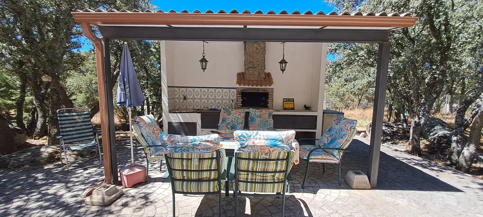 Terraza de Casa o chalet en venta en Ituero y Lama con Calefacción, Jardín privado y Piscina