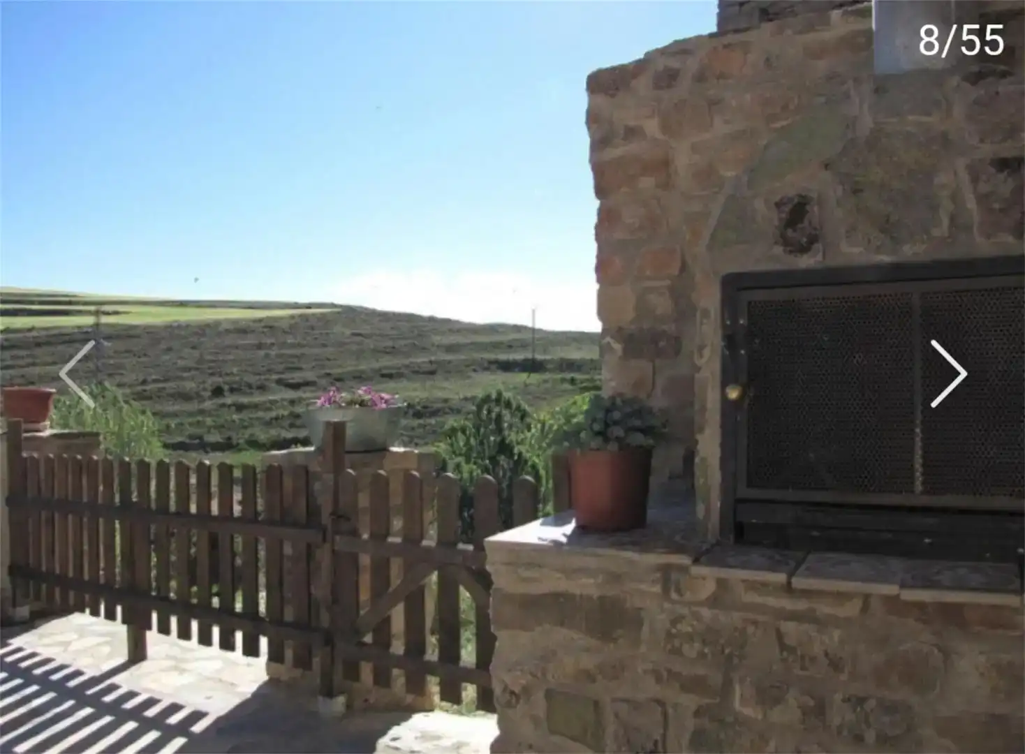 Jardí de Finca rústica en venda en Villar del Río amb Jardí privat, Moblat i Forn