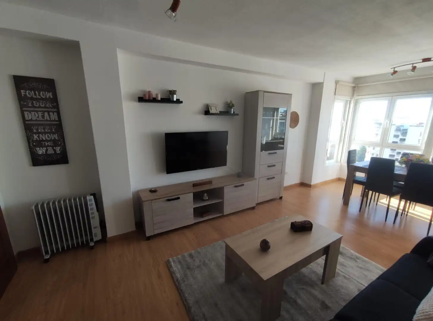 Wohnzimmer von Wohnung zum Verkauf in Ferrol mit Heizung, Parkett und Möbliert