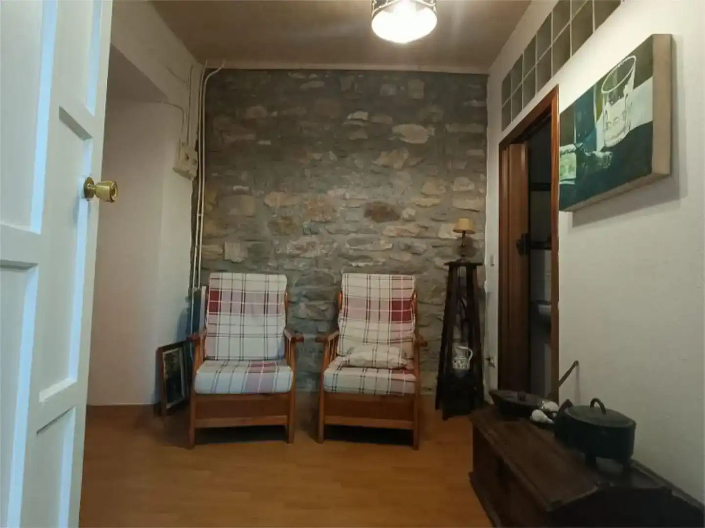 Living room of Country homes for rent in Somiedo  with Private garden, Parquet flooring and Storage room