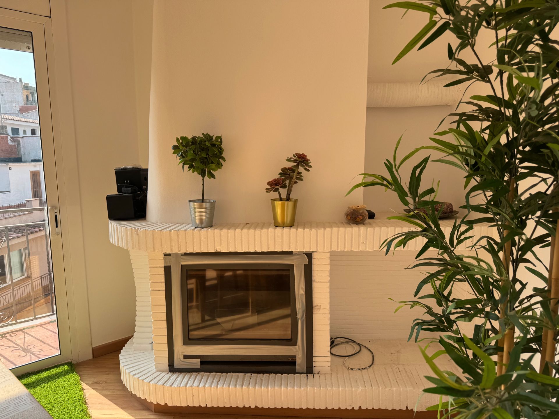 Wohnzimmer von Dachboden zum verkauf in Sant Feliu de Guíxols mit Heizung, Terrasse und Abstellraum