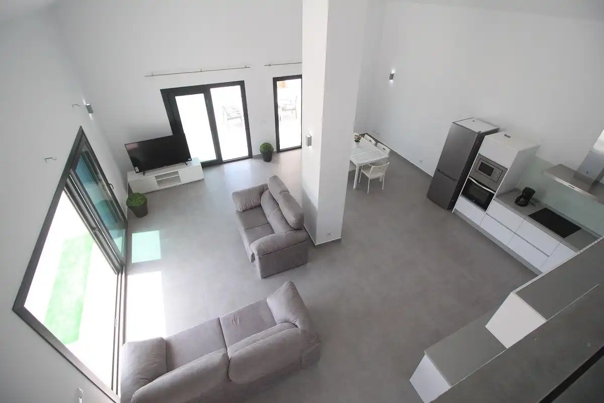 Sala de estar de Casa o chalet de alquiler en Vélez-Málaga con Aire acondicionado, Calefacción y Jardín privado