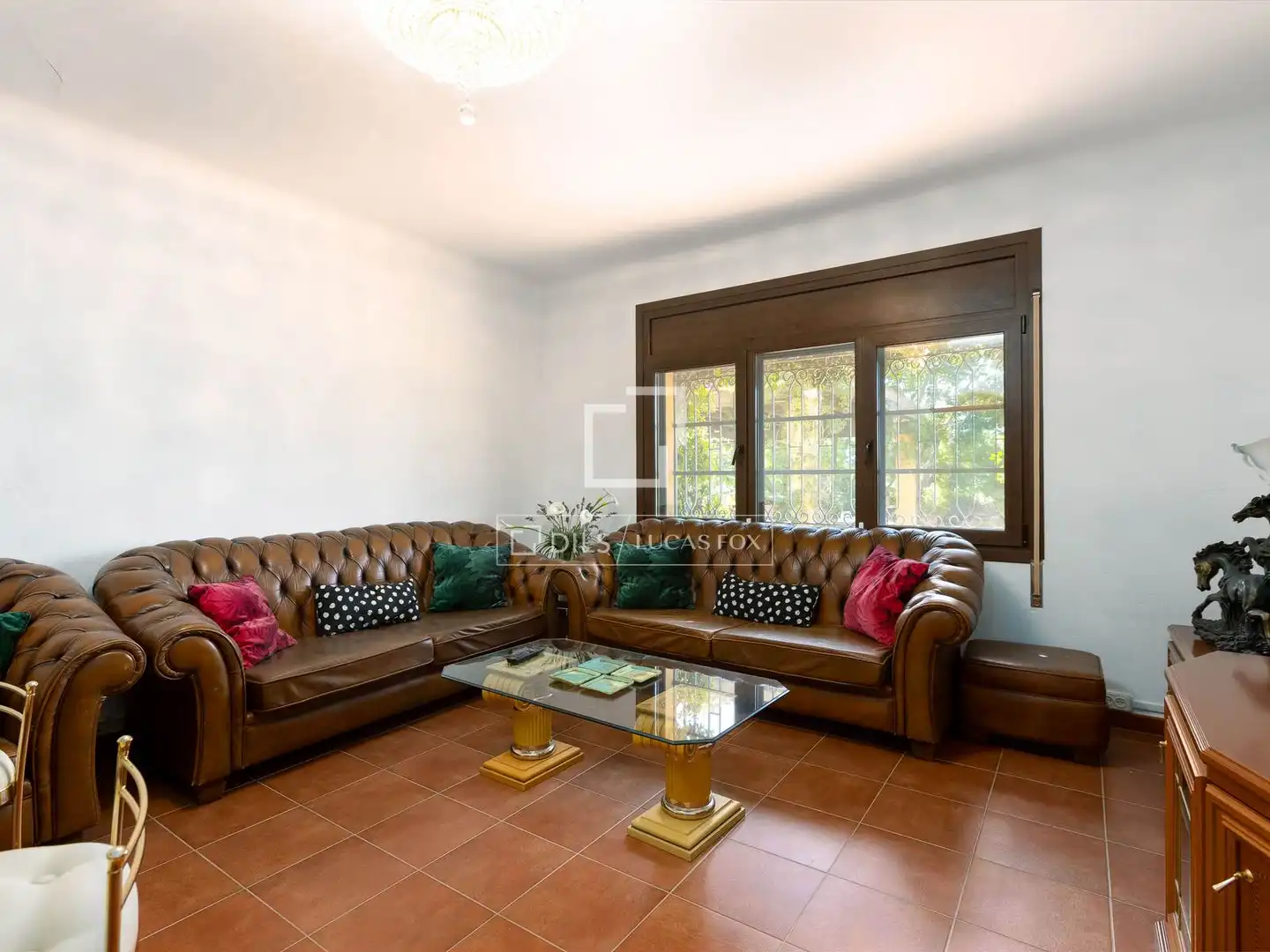 Sala de estar de Finca rústica en venta en Vilassar de Dalt con Jardín privado