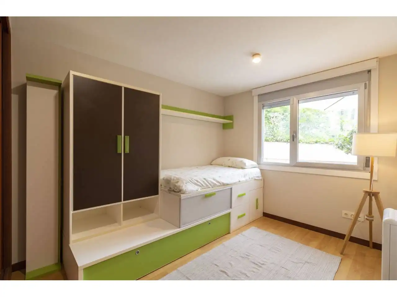 Bedroom of Flat for sale in Teo  with Heating, Terrace and Furnished