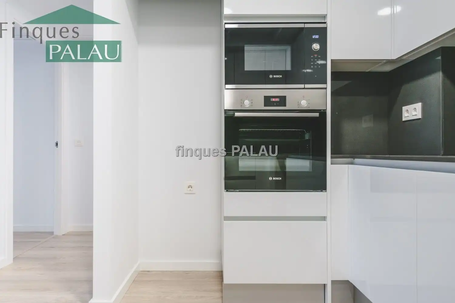 Küche von Wohnung zur Miete in Sant Just Desvern mit Klimaanlage, Heizung und Terrasse