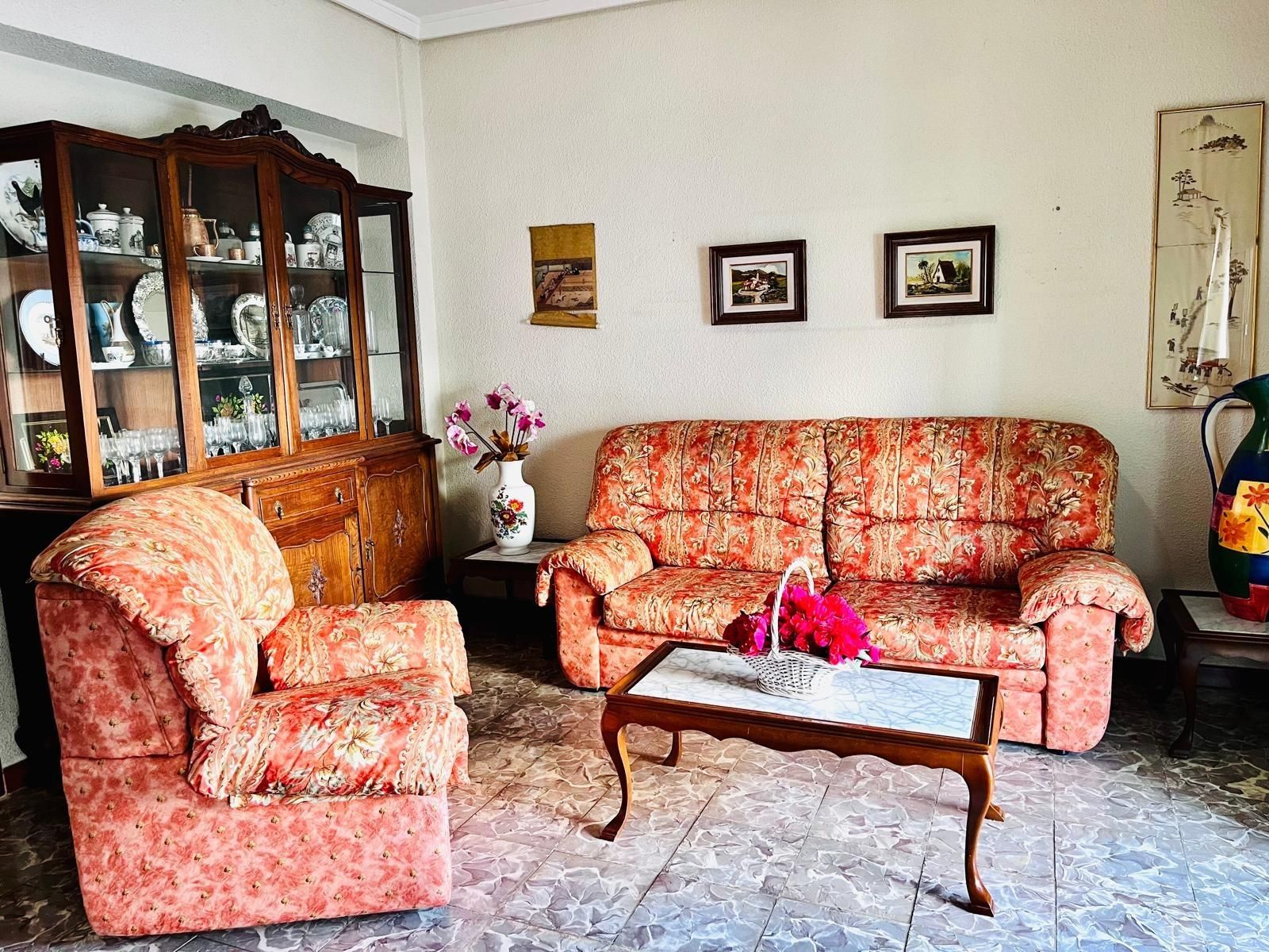 Sala de estar de Piso en venta en Elche / Elx con Aire acondicionado, Calefacción y Balcón