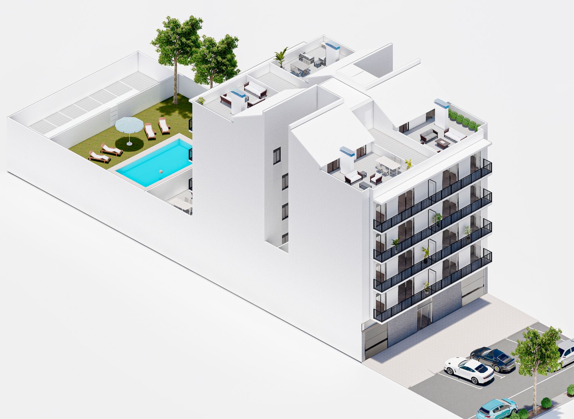 Exterior view of Planta baja for sale in Montcada i Reixac  with Air Conditioner, Private garden and Swimming Pool