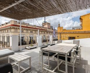 Terrace of Duplex to rent in  Valencia Capital  with Air Conditioner, Heating and Parquet flooring
