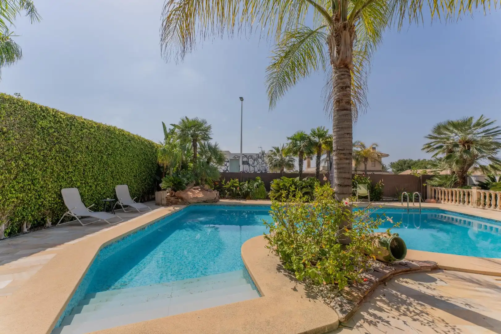Swimming pool of Houses for sale in Elche / Elx  with Air Conditioner, Heating and Private garden
