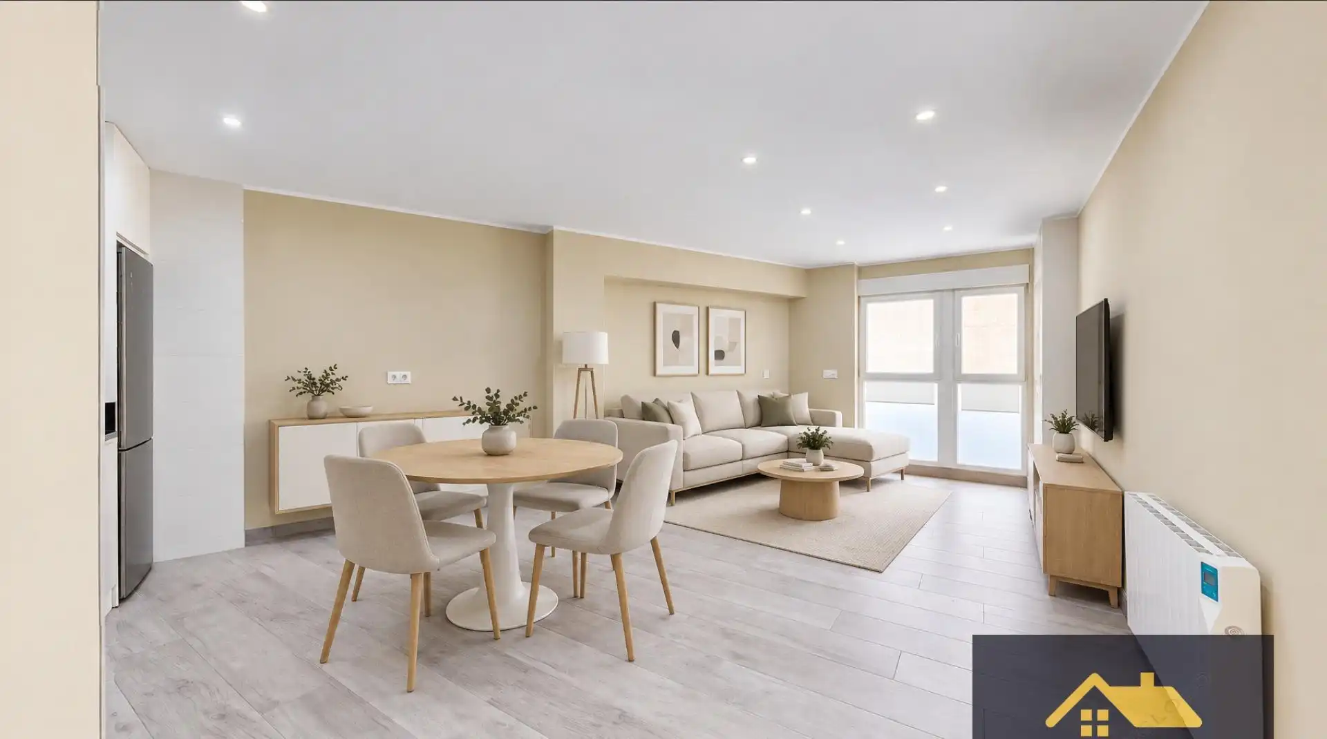 Sala de estar de Piso en venta en Portugalete con Calefacción y Amueblado
