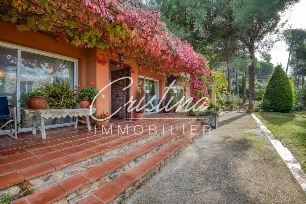 Vista exterior de Casa o chalet en venta en Santa Cristina d'Aro con Calefacción, Jardín privado y Terraza