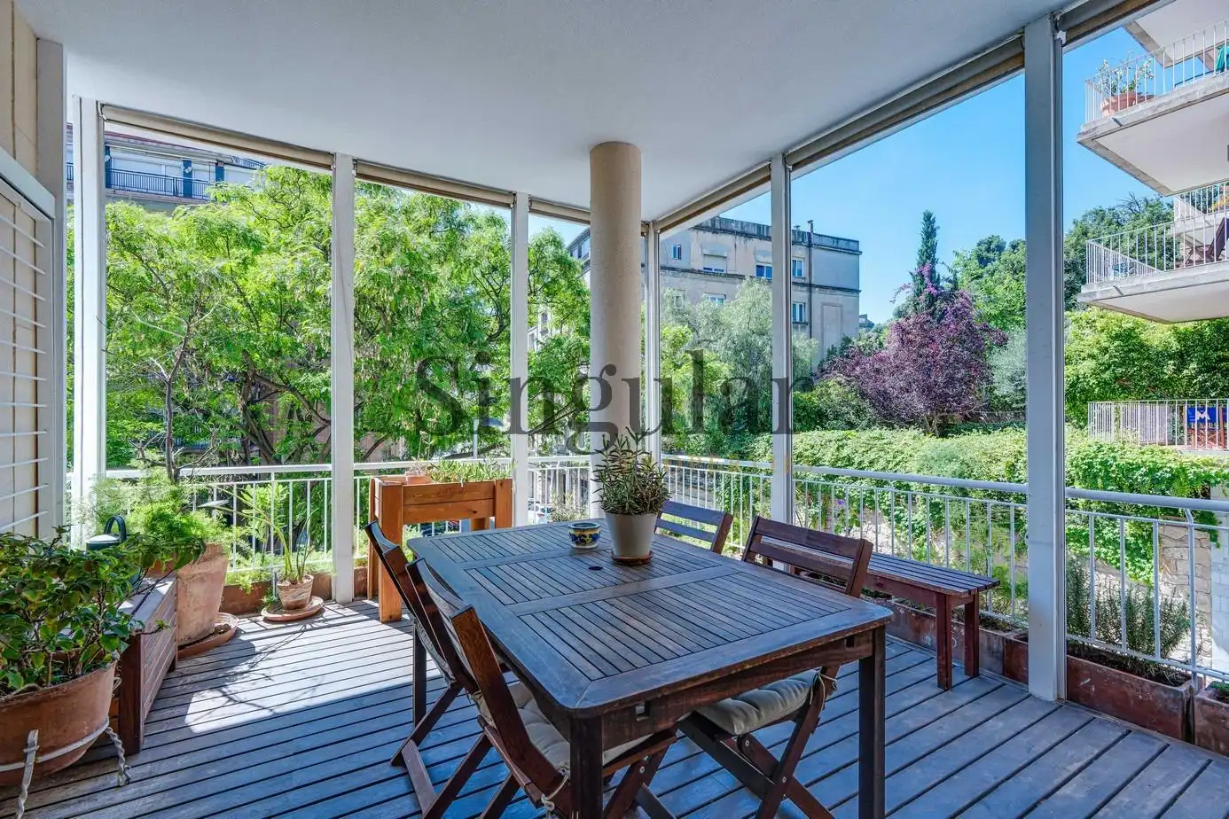 Terrassa de Pis en venda en Barcelona amb Aire condicionat, Calefacció i Jardí privat