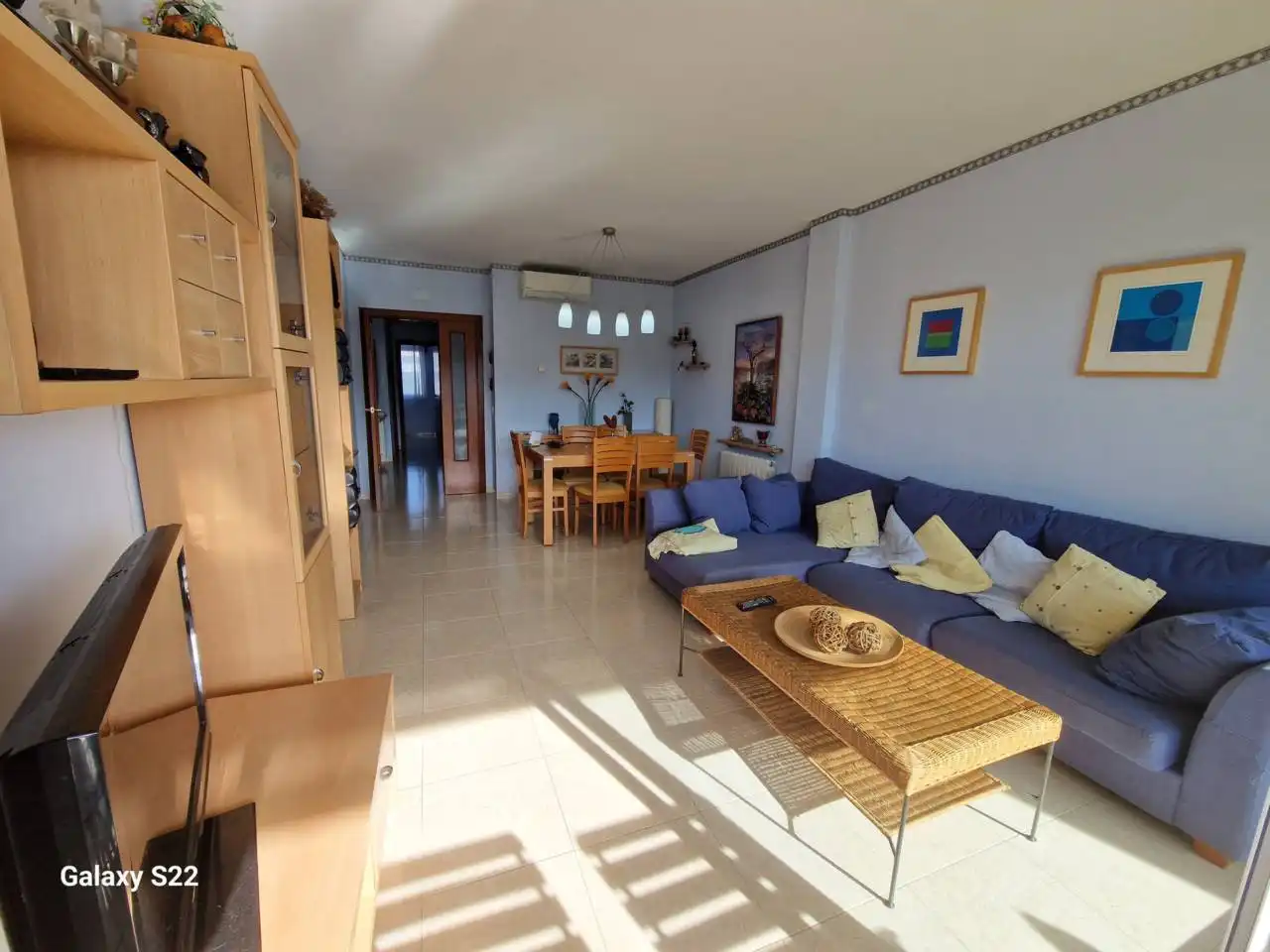 Living room of Flat for rent in Cubelles  with Air Conditioner, Heating and Terrace