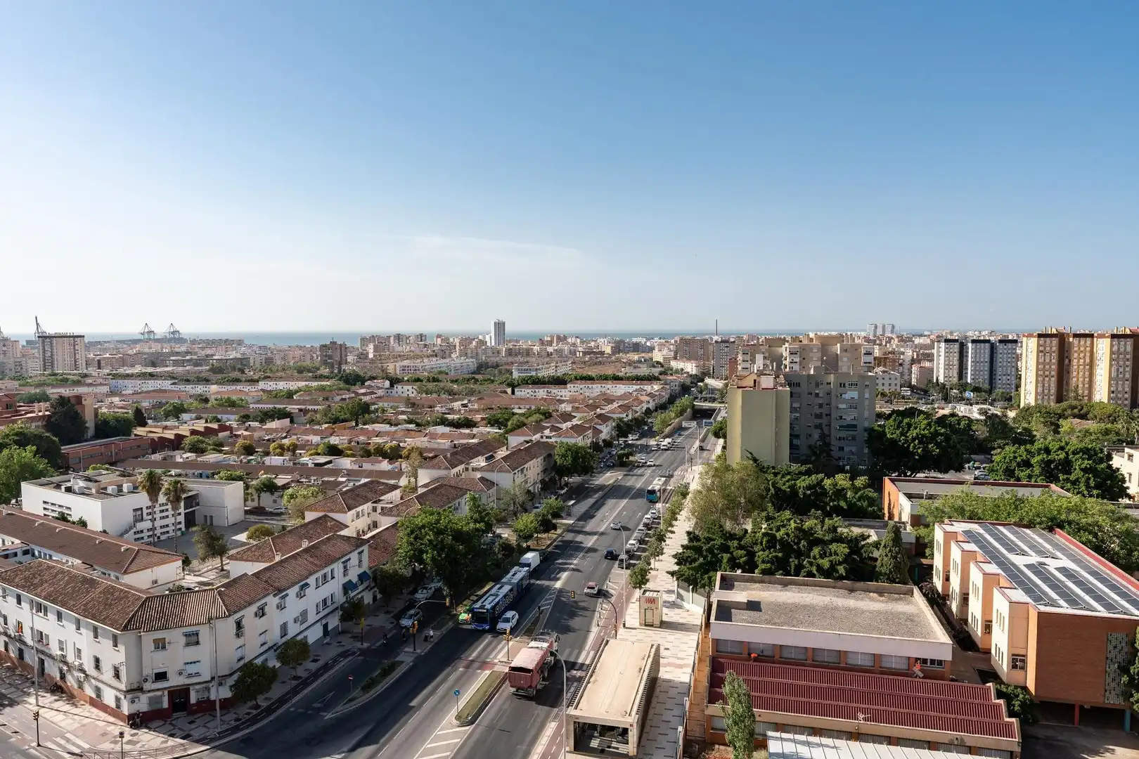 Vista exterior de Àtic en venda en Málaga amb Piscina comunitària