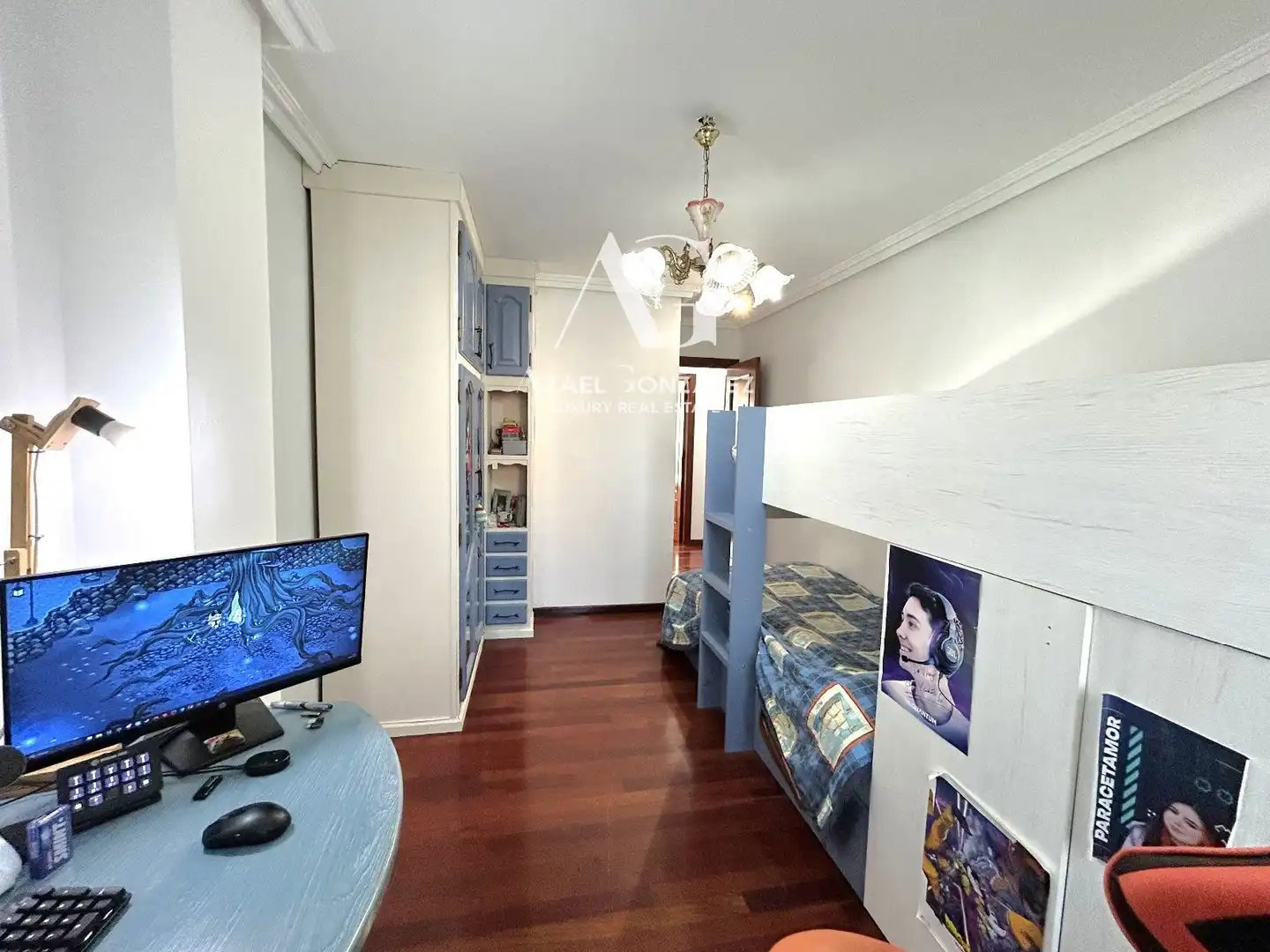 Schlafzimmer von Wohnung zum Verkauf in Población de Campos mit Heizung und Möbliert
