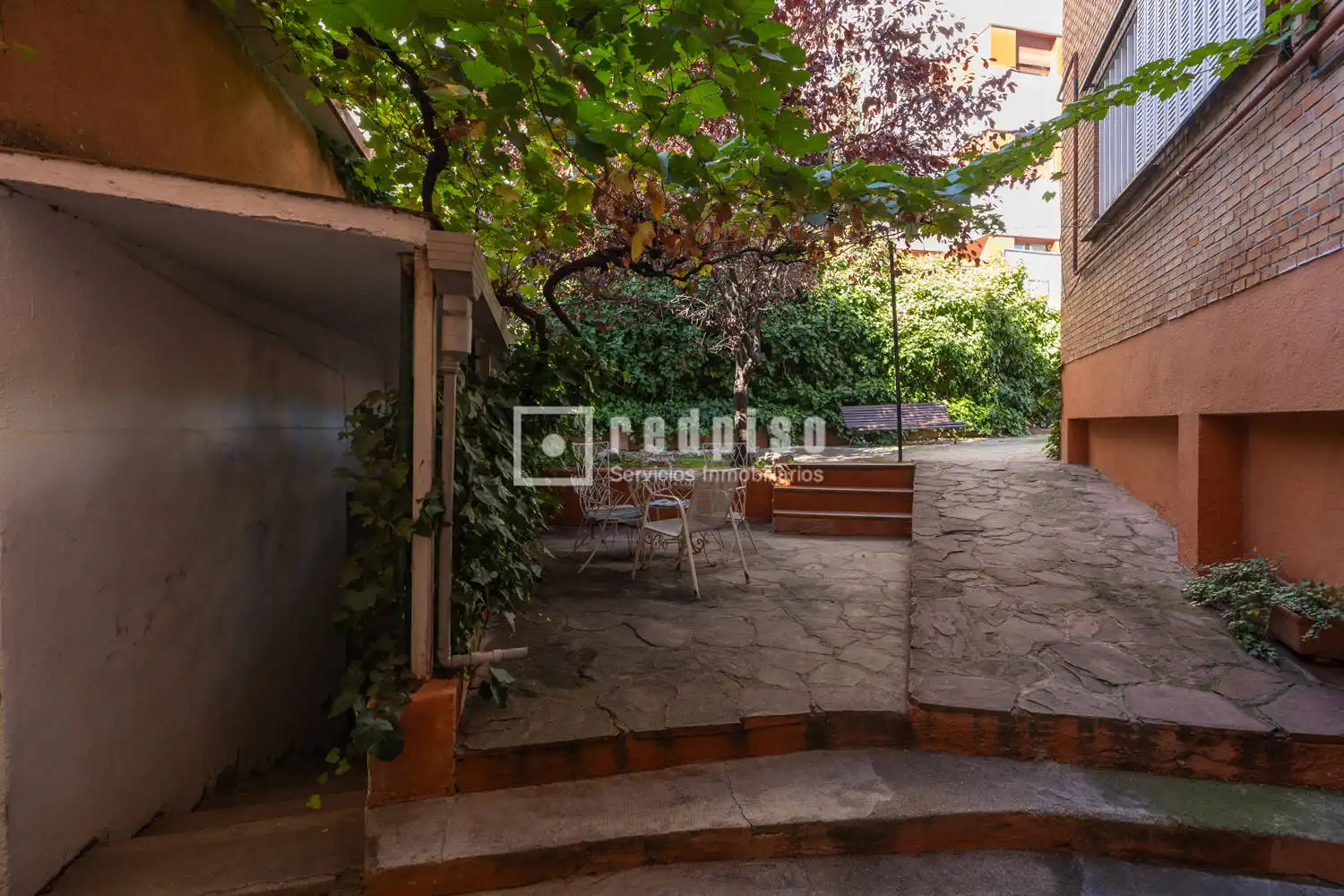 Garten von Wohnung zum Verkauf in Madrid mit Heizung, Privatgarten und Abstellraum