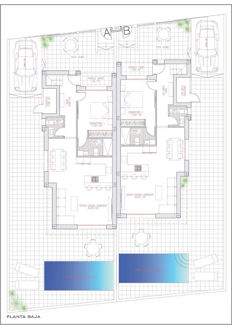 Casa bifamiliare con piscina in vendita a Daya Nueva, imagen 13